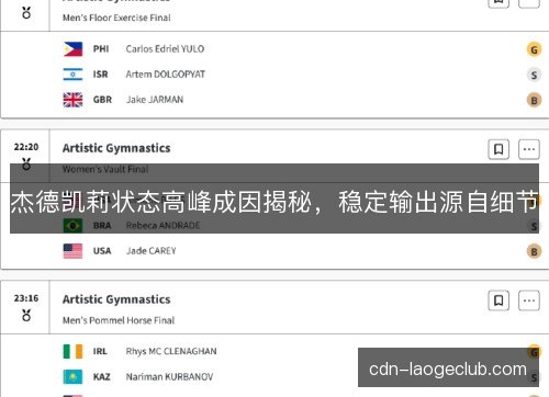 杰德凯莉状态高峰成因揭秘，稳定输出源自细节